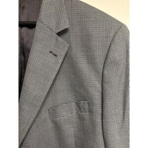 Brooks Brothers 346 Houndstooth Pattern Blazer/Sport Coat - Size 48 Reg